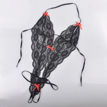 Erotiska Apakšveļa, Seksīgi Tērpi, Mežģīnes Siāmas Perspektīvu Trīs Punktu Apakšveļa G-string Sexy Apakšveļa Pieaugušo Produkti H024-1