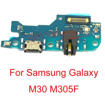 Jaunas Labas Kvalitātes Uzlādēt caur USB portu Ostas Doka Savienotājs Valdes Flex Kabelis Samsung Galaxy M30 M305 M305F Remonts Rezerves Daļas