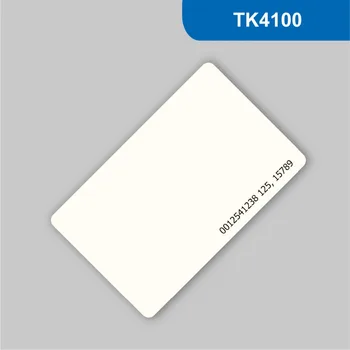 RFID Bezkontakta Kartes Tuvuma ID Kartes, RFID ISO PVC Karti Laiks Apmeklēšanai piekļuves kontroles 125KHz ar TK4100 / EM4100 Chip