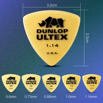 1 gab Dunlop Ultex Trīsstūris Ģitāru Izvēlēties Plektrs Starpnieks Bass Starpnieks Akustiskās Elektriskās Klasisko Ģitāru Detaļas Ģitāru Cērtes