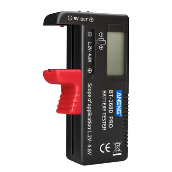 ANENG BT-168 PRO Digital Akumulatoru Testeri Akumulatoru Kapacitāte Diagnostikas Rīks, LCD Displejs, Pārbaudiet AAA AA Pogu Šūnu Universālā Teste