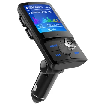 BC45 Bluetooth, MP3 Atskaņotājs Bezvadu FM Raidītājs USB Atbalsta SD Tf Karti LCD Displejs USB Auto Lādētājs iPhone Un Android