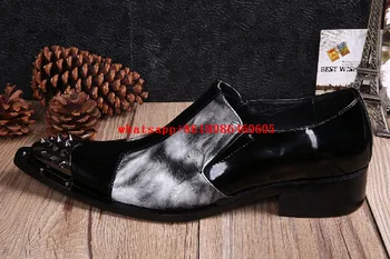 Dizainera kurpes vīriešu lakādas melnas kurpes ar radzēm mokasīni formālu kleita oxford kurpes vīriešiem mariage vīriešu kurpes pointy