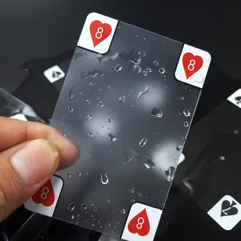 Radošā Caurspīdīgas Plastmasas Ūdensizturīgs Pokera Jaunums Pokera Indekss Spēļu Kārtis