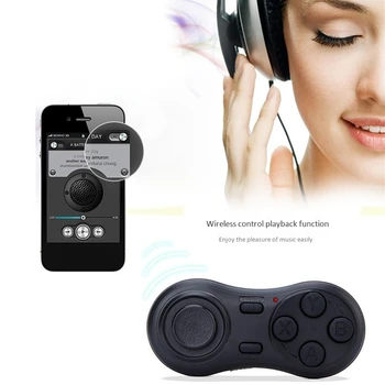 Bezvadu VR Bluetooth Tālvadības pults Bluetooth 4.0 Spēle Rīkoties ar Gamepad Kameras Slēdža IOS vai Android Viedtālruņa PC