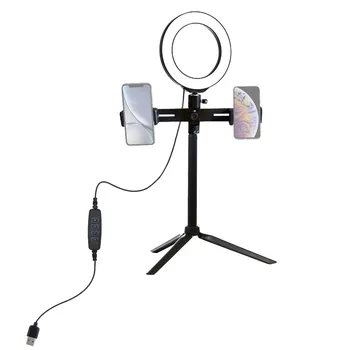 USB 3 Režīmi 16CM LED Selfie Riņķa Gaisma ar Statīvu Live Stream Tālrunis Tiktok Youtube Grims Video Fotogrāfija Apgaismojums #0601