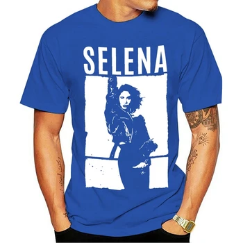 Ir 2021. Atpūtas Modes kokvilnas O-veida kakla T-krekls Selena Quintanilla Koncerts Mens Tejano Mūzikas Black C-Dzīves Custom Printed