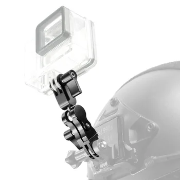 Mini Universal 360 Grādu Rotācijas Ķivere Adapteris Pievienojams Burvju Roku ar 5D2 Bloķēšanas Skrūvi, par Gopro Hero 7 Yi SJcam Sporta Kameras