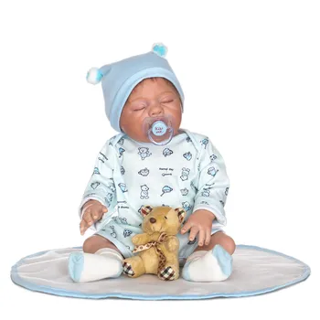 20inch Atdzimis Bērnu Lelle Mīksta Silikona Ķermeņa 50 cm Dzīvs bebe Atdzimis Boneca Kolekcionējamus atdzimis lelle, rotaļlietas, Zēns Bērniem Playmates