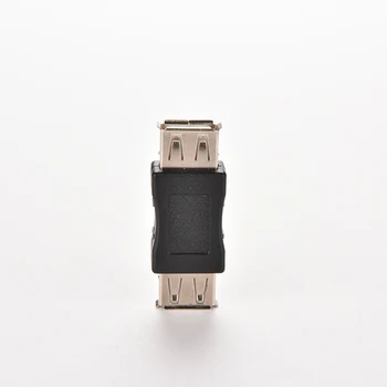 1PC Standarts USB 2.0 Plug Tipa Sieviete Sieviešu USB Kabeļa Adapteris Savienotājs Dzimumu Mainītājs Savienotājs DATORA, Datoru, Multimediju