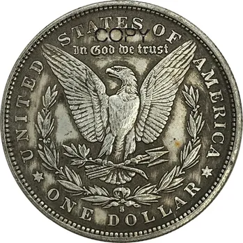 Amerikas savienoto Valstu 1 Vienu Dolāru Morgan Dolāru 1901 s Cupronickel Pārklājumu Sudraba Monētu Kopijas
