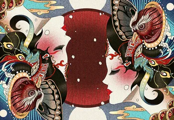 Japāņu Ukiyo-e viesistaba Gobelēns sienas karājas Dāmas Gobelēns Dekoratīvās Glezniecības kanaga vas Sērfot Sienas Auduma Fona Audums