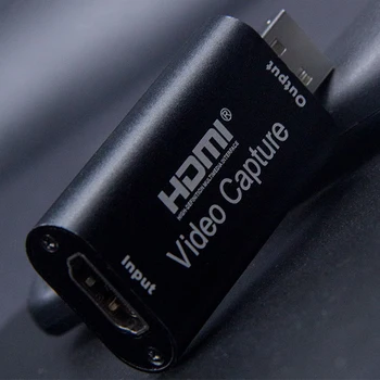 Video Capture Karte, USB 2.0, HDMI saderīgas Video Grabber Ierakstīt Lodziņā Spēļu DVD Videokamera, Fotokamera Ieraksta Tiešraidi