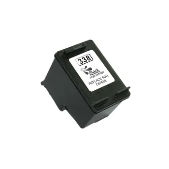 Saderīgs ar HP 338 black atjaunotas tintes kasetne-aizstāj C8765EE 20 ml