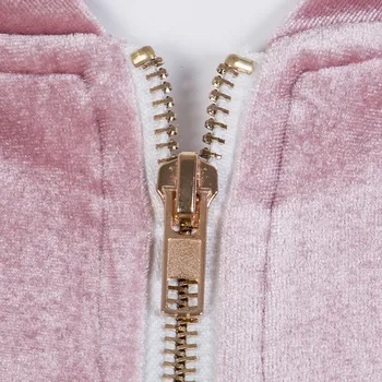 2019 Sieviešu Rudens Apģērbu Komplekti Jaunu Pure Color Long Piedurknēm, Rāvējslēdzēja Īsi Topi Elasic Augsta Vidukļa Biksēm Tracksuit Sieviešu 2GAB Uzvalks