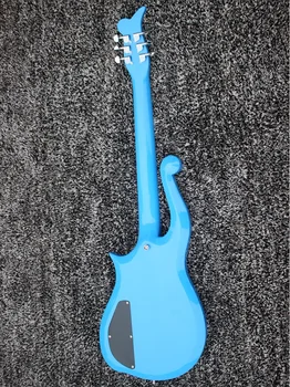 Weifang Rebon 6 string Mākonis Princis elektrisko ģitāru, jo gaiši zila krāsa
