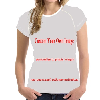 FORUDESIGNS 3D King Charles Spaniels Suņu Meitenes Modes Vasaras T Krekls ar Īsām Piedurknēm Elastību Zīmola Dizaina Sieviešu Topi Apģērbi