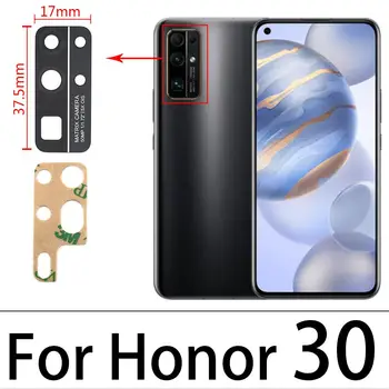 2GAB Kameru Stikla Ar Līmi Līmi, Lai Huawei Honor 10 10es 20 20 20i 30 Lite Pro 30S V30 Y9 Ministru 2019 Aizmugurējo Kameru Stikla Lēcu