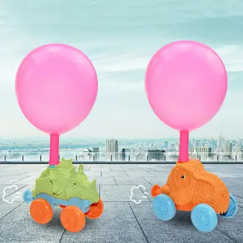 Gaisa Powered Balonu Auto, Bērnu Rotaļu Automašīnu Neto Sarkano Balonu Palaišana Bērnu Izglītības Rotaļlietu Rokās-uz Smadzenēm