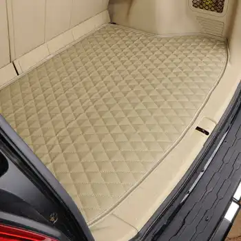 Ādas Auto bagāžnieka paklājiņš, kravas paklājs Toyota FJ Land Cruiser Prado Highlander kluger grīdas līnijpārvadātāju