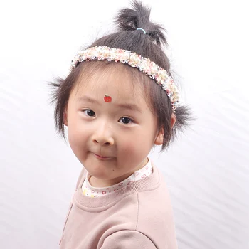 Korejiešu Stilā Princese Pērle Elegants Bērniem Meitene Pērle Galvassegu Matu Lentes Sievietēm, Bērniem, Matu Aksesuāri