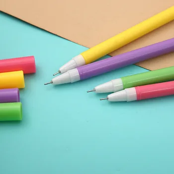 2gab/daudz Cute Unicorn Pildspalvu Karikatūra 0.38 mm Gēla Pildspalva Kawaii Studentu Rakstot Kancelejas preces Skolai, Biroja preču, Dāvanu
