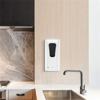 1000ML bezkontakta automātiskais ziepju dozators ar infrasarkano kustības sensoru trauku mazgāšanas šķidruma brīvroku ziepju dozators vannas virtuves