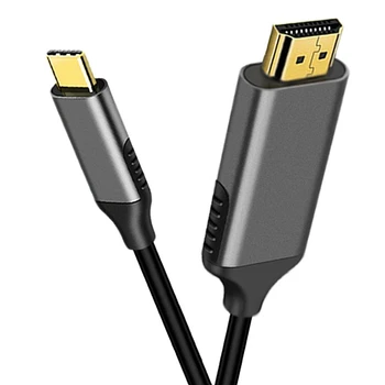 USB C HDMI Kabeļa Adapteris 4K 60Hz Kabeļa Adapteris Thunderbolt 3 Saderīgu Android Tālrunis ChromeBook datoru Utt