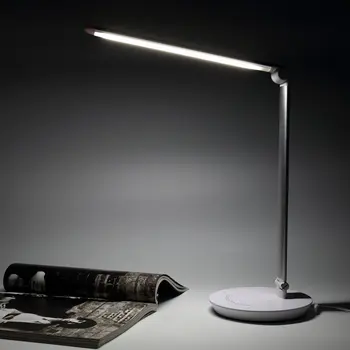 Modulāra Konstrukcija Aptumšojami LED Galda Galda Lampa Touch Slēdzis 7 Spilgtuma Gaismas Aptumšošanas Ļoti Jutīga Pieskārienu Reostats ZL-308