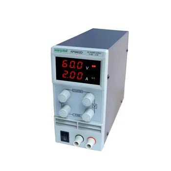 Jaunu KPS602D Regulējams Augstas precizitātes dubultā LED displejs slēdzis DC Strāvas Padeve aizsardzības funkciju 60V2A 110V-230V0.1V/0.01 ES