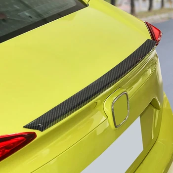 Auto Oglekļa Šķiedras, Krāsoti Aizmugures Bagāžnieka Spoilers Asti Vāku Ārējie Honda Civic Sedans 16-19