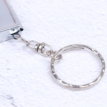 Personalizētas Nolokāmi Spoguļi Atslēgu, Gredzenu Keychain, Mini Kompakts Kabatas Kosmētikas
