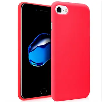 IPhone 7 / 8 / SE silikona gadījumā (līdz 2020. gadam) (sarkans)