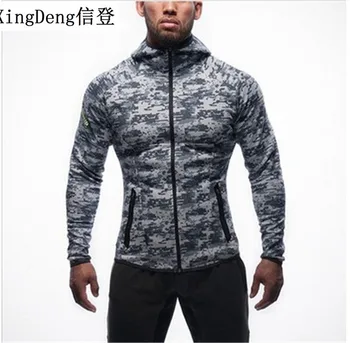XingDeng modes gadījuma kapuci kokvilnas ērta jaka personalizētu izšuvumu kabatas vīriešu top apģērbu plus lieluma M-2XL