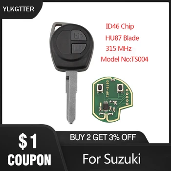 YLKGTTER Auto Remote Key Fit Suzuki Swift Sx4 Alto Vitara Ignis Jimny Splash ar 315MHz ID46 Chip2006 2007 2008 2009 2010