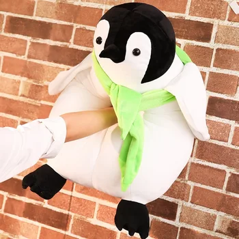 Stretch Audums Okeāna Maiga Tekstūra Gudrs Leju Kokvilnas Pingvīns Plīša Rotaļlietas Fine Fiber Punktā Pingvīns Lelles Dāvanas Augstas Kvalitātes 2019
