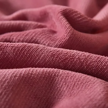 Rudenī un ziemā, kristāla gulta samts lapa vienkrāsainu Saglabāt siltu Mīkstu ādas draudzīgu aprīkots lapa vairumtirdzniecības matrača aizsargs
