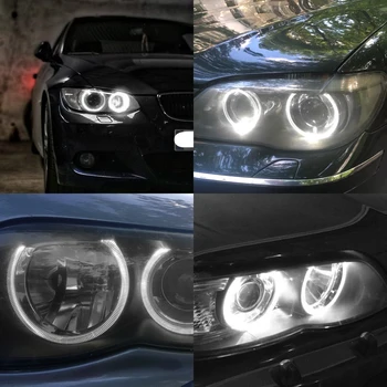2GAB Bez Kļūdām LED Angel Eyes Gabarītlukturi Spuldzes BMW E39 E53 E60 E61, E63 E65 E66, E87 525i 530i xi 545i X3 M5, X5 00-09