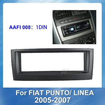 1Din Auto Radio Fascijas par FIAT PUNTO ne dienu bez līnijas 2005-2007 Auto pielāgošanas DVD Stereo kadru Instalēt Dash Komplekts DVD Rāmis CD Apdare