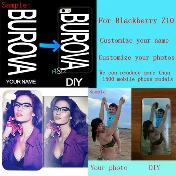 DIY custom dizaina pašu nosaukumu Pielāgot drukāšanas jūsu foto attēlu tālruni lietu vāku Blackberry Z10