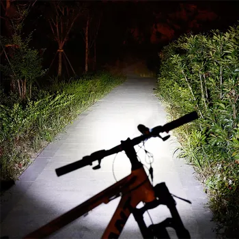 Karstā Pārdošanas Velosipēdu Gaismas 1000 Lumeni 5 Režīmu T6 LED Bike Light Priekšējā Luktura Ūdensizturīgs + Lāpu Turētāja Atbalsta 18650 Akumulatoru