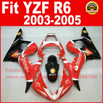 Motora detaļas, par YAMAHA R6 aptecētājs komplekti 2003 2004 2005 YZF R6 aptecētājs 03 04 05 ķermeņa komplekta 3669