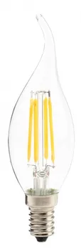 Italmac lampas LED sveces vēja caurspīdīgu pavedienu 5w 4000 K E14 led sveces liesmu, skaidrs, 5W 4000 K E14