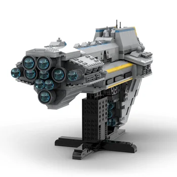 Buildmoc Star Movie Militāro Starhawk Karakuģis Vads Uzbrukums Celtniecības Bloki Kosmosa Kaujas Transporta Ķieģeļi, Bērnu Rotaļlietas, Dāvanu