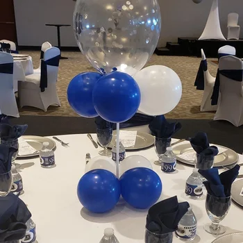 CYUAN 6pcs Galda Balonu Turētājs Centerpieces Ballons Kolonnas Stāvēt noteikts Kāzu Dekori Bērniem Dzimšanas dienas ballīti Baby Dušas Piederumi