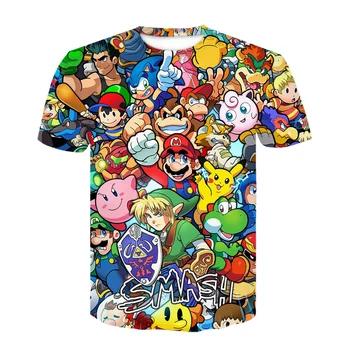 Anime 3D Pasaku Asti T-Krekls Vīriešiem/Sievietēm Īsā Slevee T krekls 3D Drukas Vasaras Tee kreklu Modes Hip Hop Topi un t-veida Gadījuma t krekls