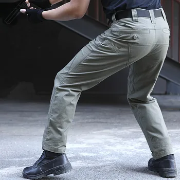 Vīriešu Taktiskās Kravas Bikses Militāro Python Maskēties Cīnītos pret Armijas Bikses Āra Medību Joggers Garās Bikses Pantalon Homme