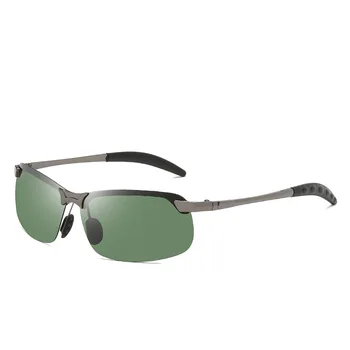 Photochromic saulesbrilles sievietēm, vīriešiem 2020. gadam augstas kvalitātes taisnstūra polarizētās braukšanas brilles, futūristiska oculos de sol masculino