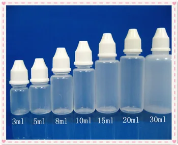 Plastmasas tukša pudele maza šķidruma pudele 10 ML 300 gab bezmaksas piegāde skrūvējamu vāciņu caur DHL, fedex