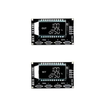 Signālu Ģenerators LCD Displeja Moduļa Izejas PWM Pulsa Frekvence, Cikls ir Regulējams Displeja Moduļi 1 hz-150Khz 3.3 V-30V